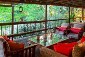 Exterior Sundowner Deck Landscape